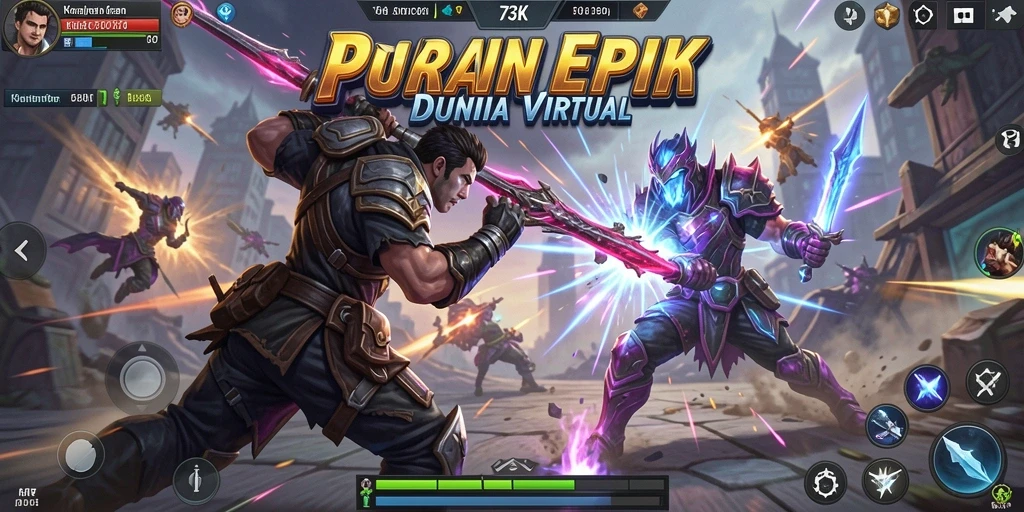 Tampilan gameplay 73K yang intens dan mendebarkan.
