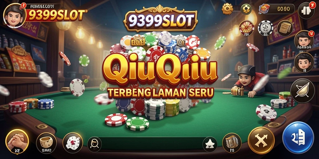 Gameplay seru di QiuQiu 9399SLOT dengan interaksi antar pemain.