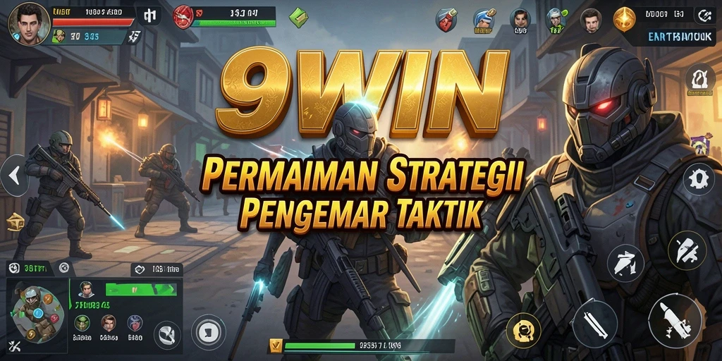 Screenshot utama 9WIN menampilkan momen pertempuran strategi yang mendebarkan.