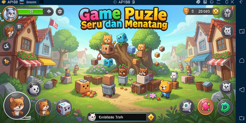 Tampilan gameplay seru dari API88 dengan berbagai teka-teki menarik.