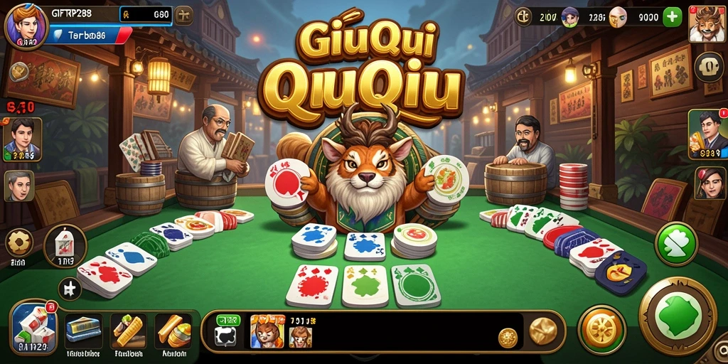 Tampilan gameplay menarik dari QiuQiu di GIFTRP288.