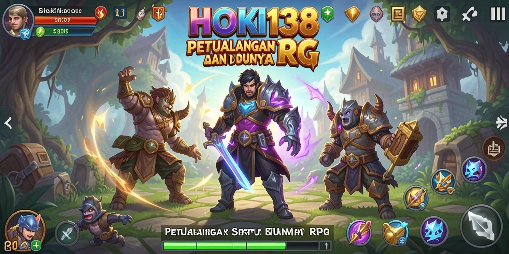 Screenshot HOKI138 menampilkan petualangan seru dalam dunia RPG.