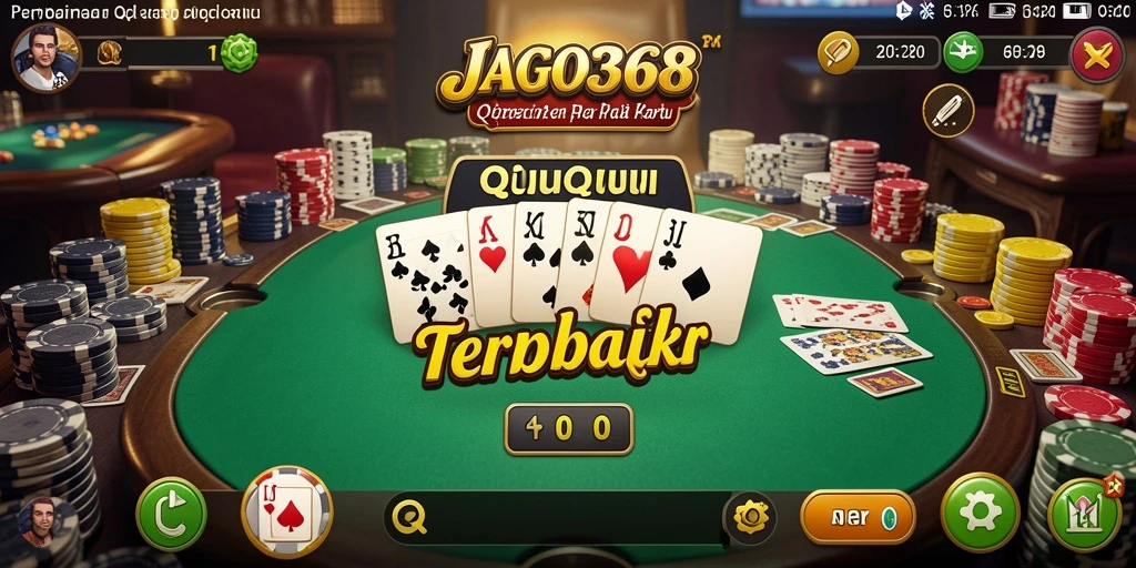Screenshot utama JAGO368 yang menampilkan serunya permainan QiuQiu.