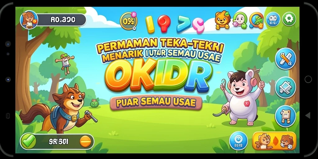 Gameplay seru OKIDR dengan teka-teki menantang.