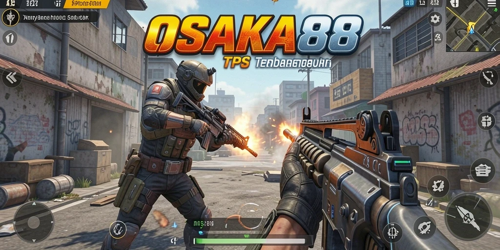 Tampilan gameplay OSAKA88 yang mendebarkan dan penuh aksi.