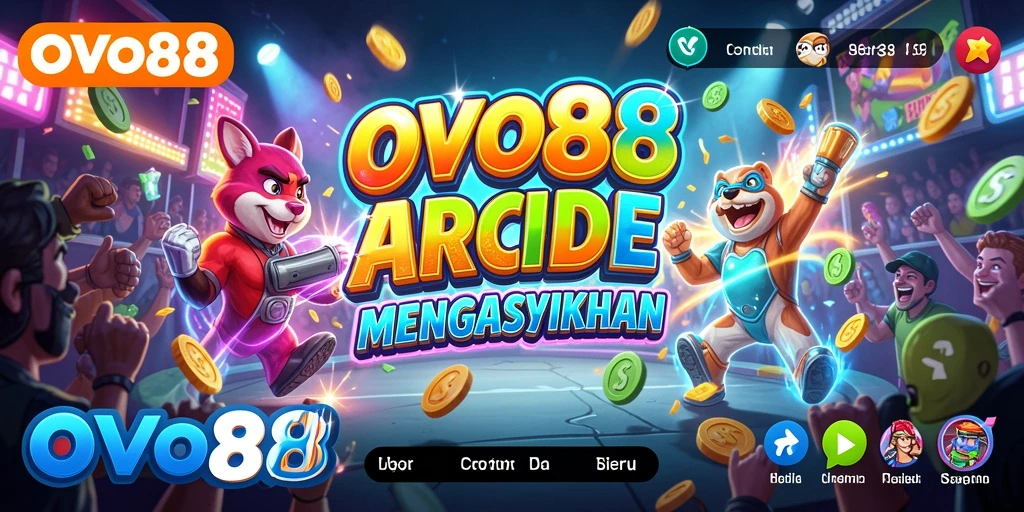 Tampilan gameplay OVO88 yang seru dan penuh warna.