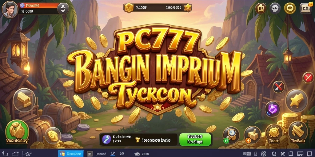 Tangkapan layar dari gameplay PC777 menunjukkan keseruan membangun bisnis.
