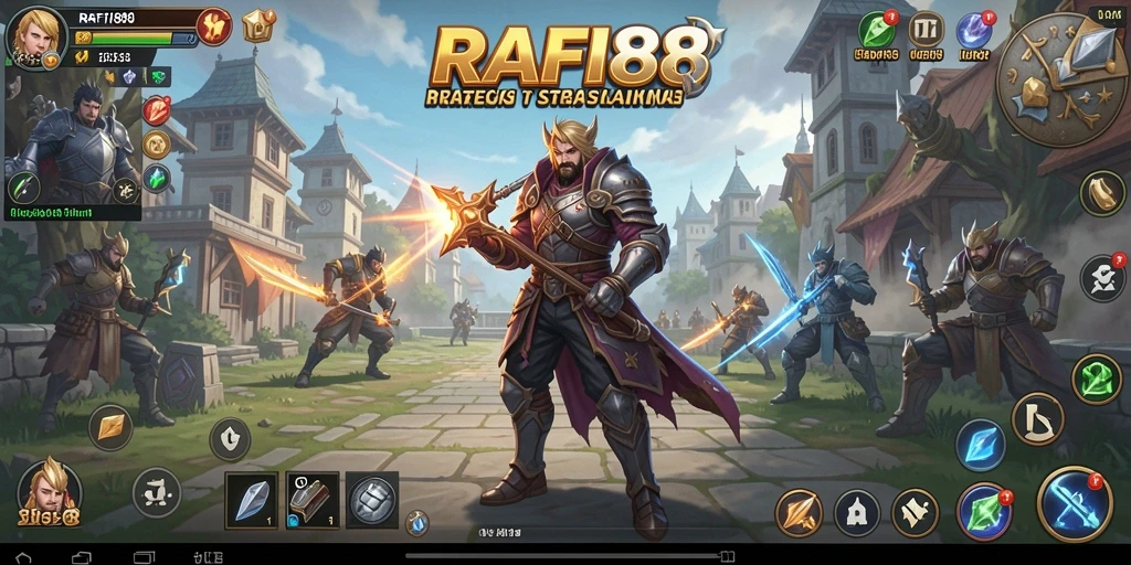 Tampilan gameplay <strong>RAFI88</strong> dengan strategi mendalam dan aksi yang seru.