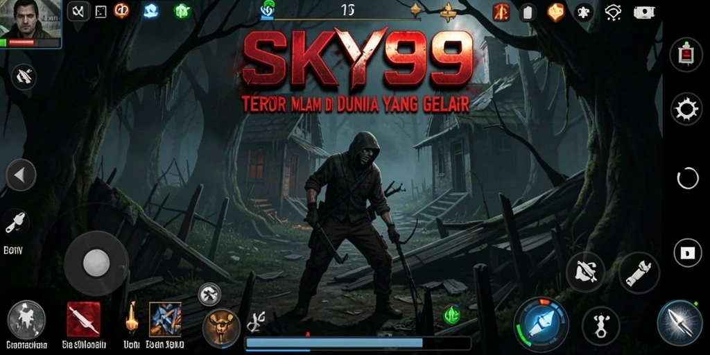 Tangkapan layar utama menunjukkan suasana mencekam dalam gameplay horor.