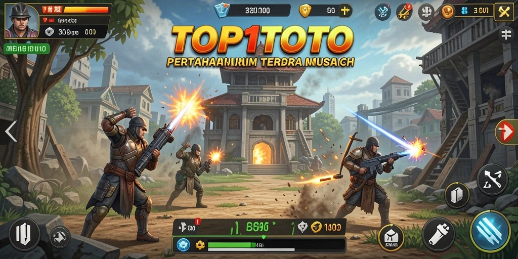 Screenshot menampilkan aksi seru dalam permainan Tower Defense.